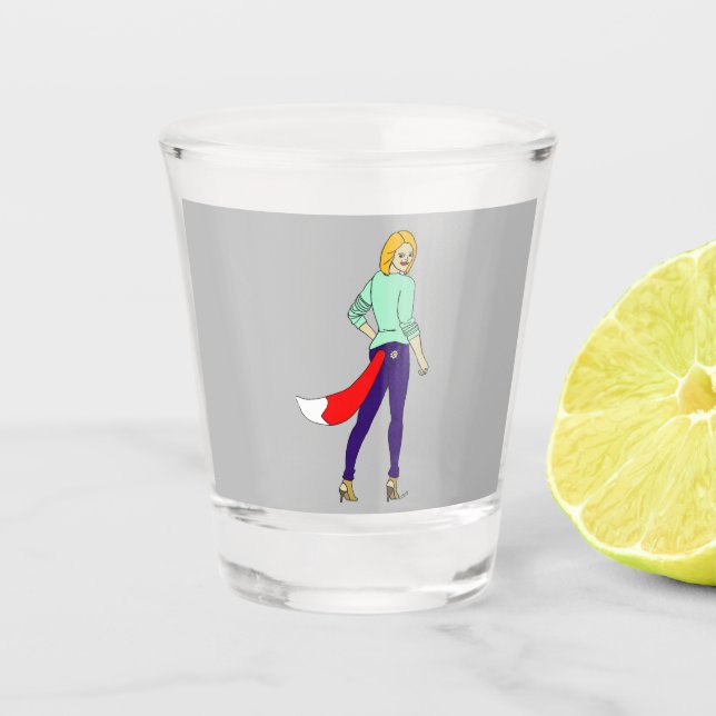 Vaso De Chupito chica foxy (Anverso)