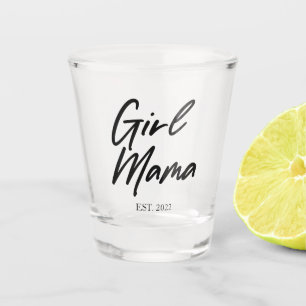 Vaso De Chupito Chica Mamá Personalizado Año Este Mínimo Mamá Madr