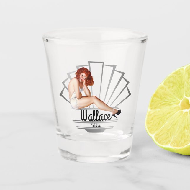 Vaso De Chupito Chica modelo V4 de Wallace Idaho (Anverso)