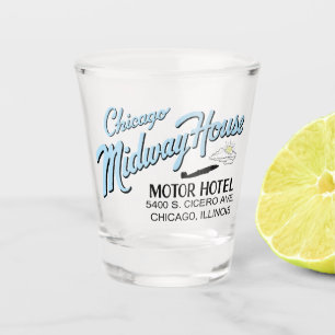 Vaso De Chupito Chicago Midway House Motor Hotel, Chicago, IL