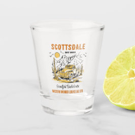 Vaso De Chupito Chicas del Desert Bachelorette Party Personalizado