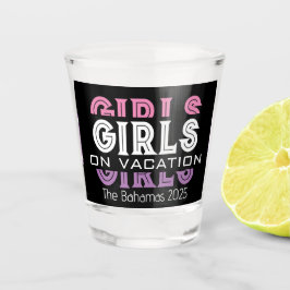 Vaso De Chupito Chicas en vacaciones personalizadas