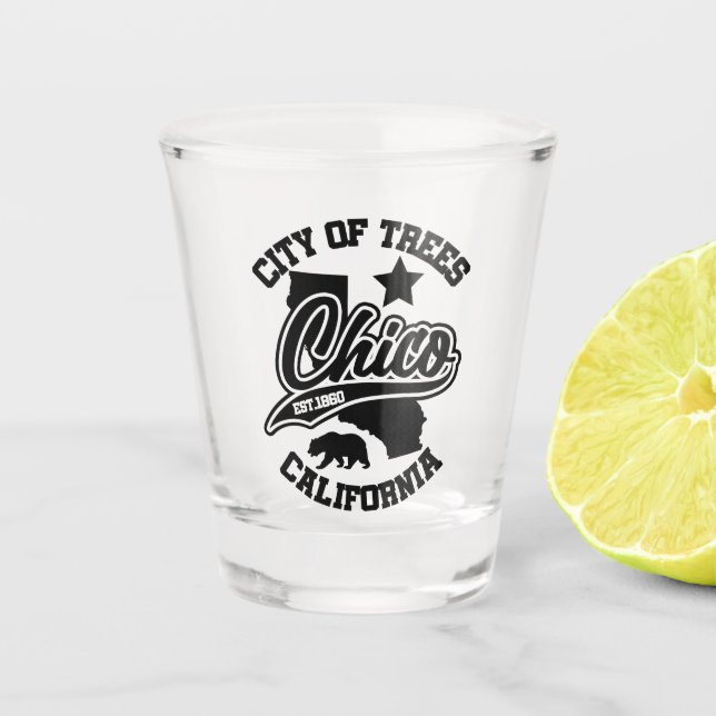 Vaso De Chupito Chico, California (Anverso)