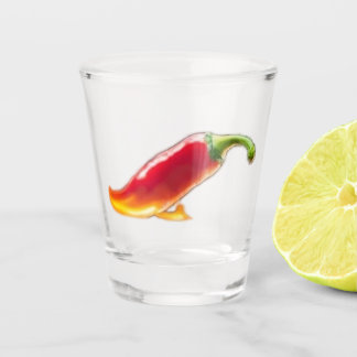 Vaso De Chupito Chile rojo caliente Glass Shot