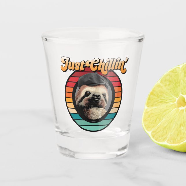 Vaso De Chupito Chillin’ Sloth (Anverso)