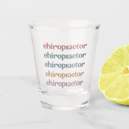 Vaso De Chupito Chiropractor Chiropractico Retro Regalos De Escuad