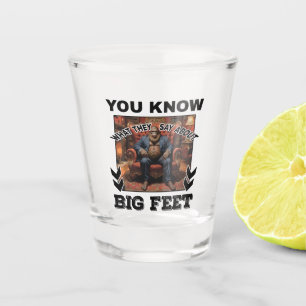 Vaso De Chupito Chiste de pies gigantes
