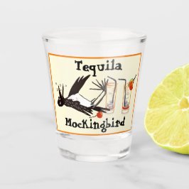 Vaso De Chupito Chiste literario de Tequila Mockingbird