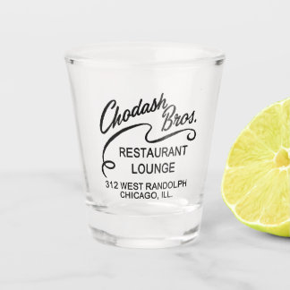 Vaso De Chupito Chodash Bros. Restaurante, Chicago, Illinois