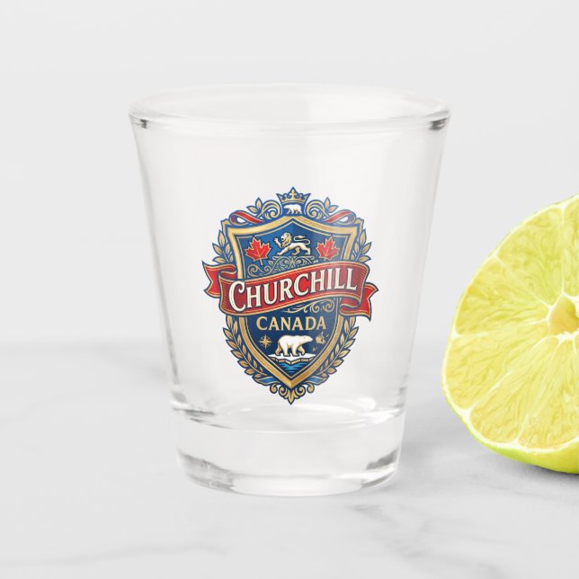 Vaso De Chupito Churchill Canadá (Anverso)