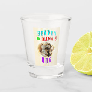 Vaso De Chupito Cielo en los orangutanes de mamá Feliz Día de la M