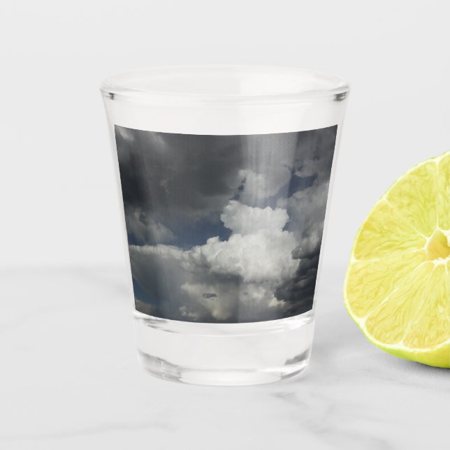 Vaso De Chupito Cielo nublado (Anverso)