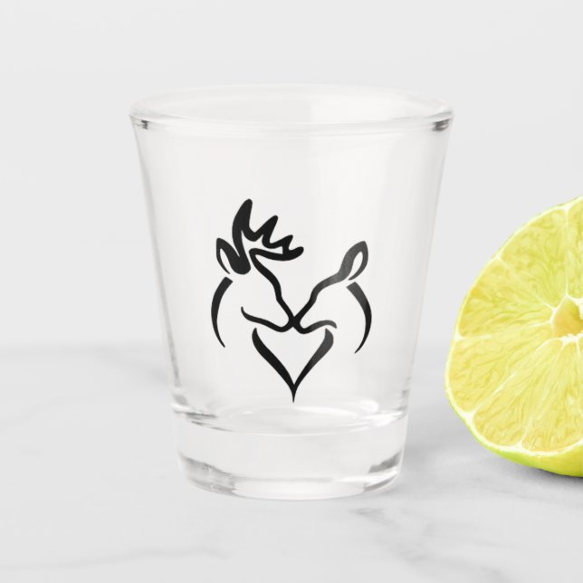 Vaso De Chupito Ciervos (Anverso)