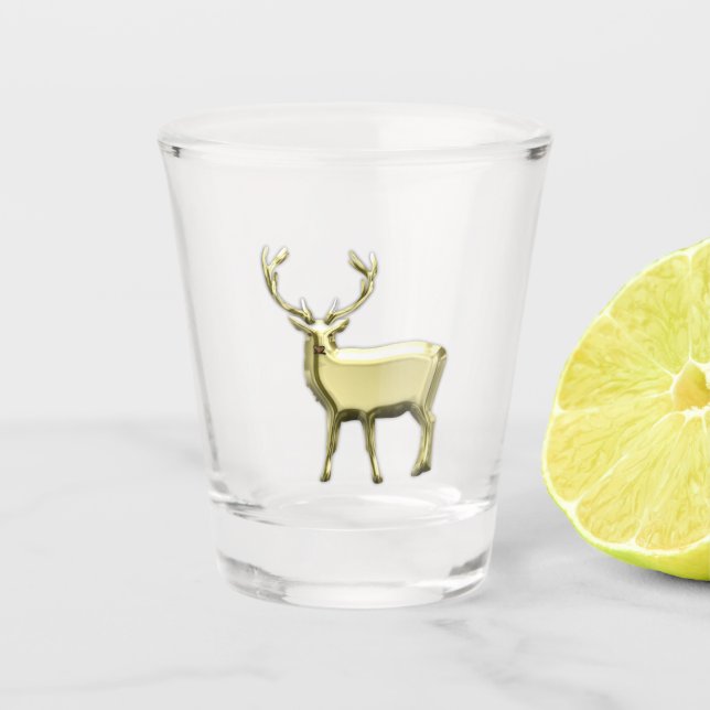 Vaso De Chupito Ciervos del oro (Anverso)