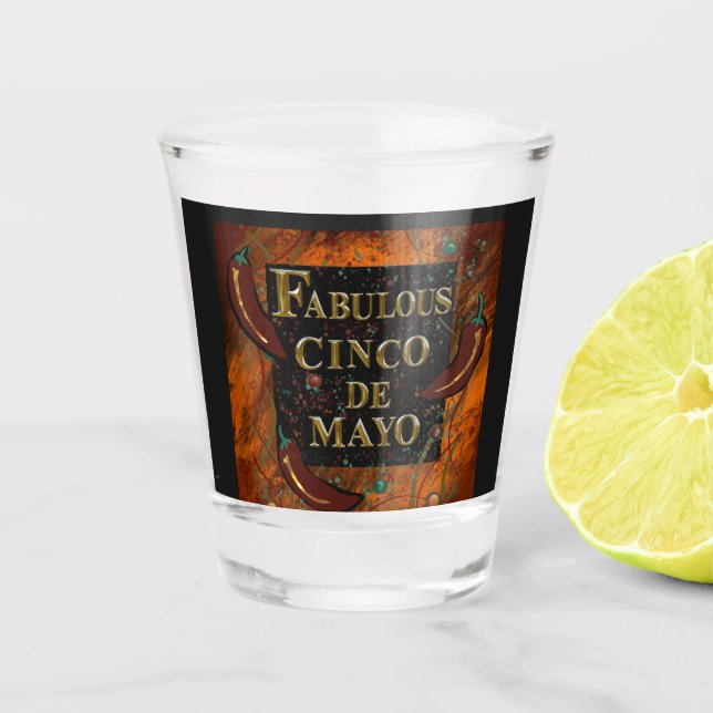 Vaso De Chupito Cinco de Mayo  (Anverso)