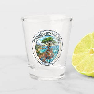 Vaso De Chupito Ciprés Solitario, 17-Mile Drive, Pebble Beach