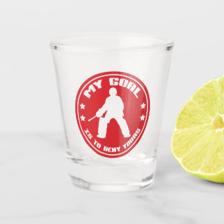 Vaso De Chupito Cita de arquero de hockey sobre hierba
