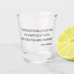 Vaso De Chupito Cita de Shakespeare - La batalla de los ingits
