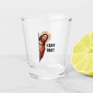 Vaso De Chupito Cita Divertida Jesús Meme Vi Eso Cristiano