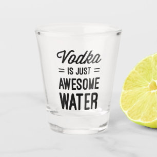 Vaso De Chupito Cita divertida sobre el agua