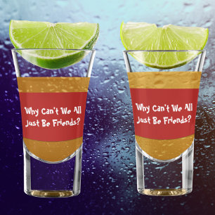 Vaso De Chupito Cita inspiradora roja