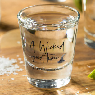 Vaso De Chupito Cita Moderna De Buen Momento   Feliz Halloween