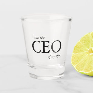 Vaso De Chupito Cita motivacional Soy el CEO de my Life