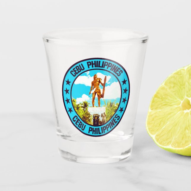 Vaso De Chupito Ciudad de Cebu (Anverso)
