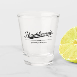 Vaso De Chupito Ciudad de la reina de Poughkeepsie