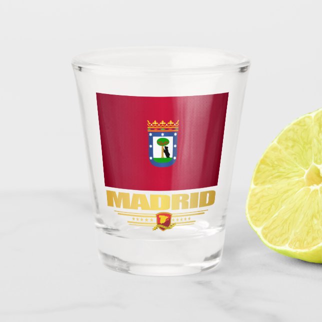 Vaso De Chupito Ciudad de Madrid (Anverso)