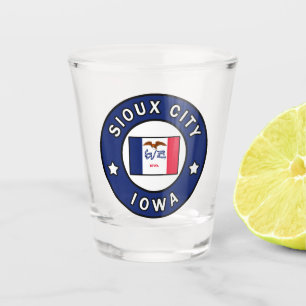 Vaso De Chupito Ciudad de Sioux, Iowa