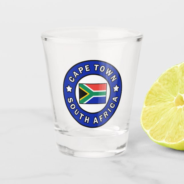 Vaso De Chupito Ciudad del Cabo Sudáfrica (Anverso)