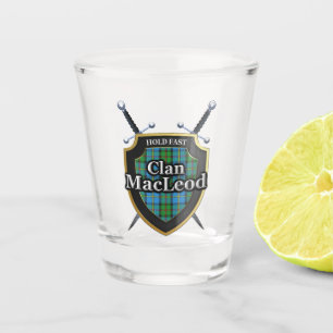 Vaso De Chupito Clan de ovejas escocesas MacLeod Harris Tartán Sh