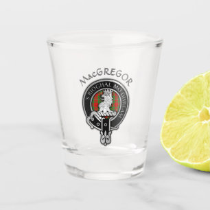 Vaso De Chupito Clan MacGregor Escudo & Tartan Shot Glass