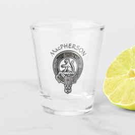 Vaso De Chupito Clan MacPherson Escudo & Tartan Shot Glass
