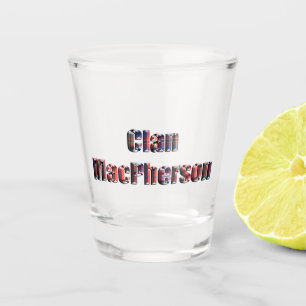 Vaso De Chupito Clan Macpherson Tartan Name, Glass de disparo