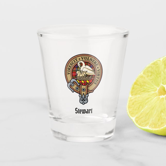 Vaso De Chupito Clan Stewart Escudo (Anverso)