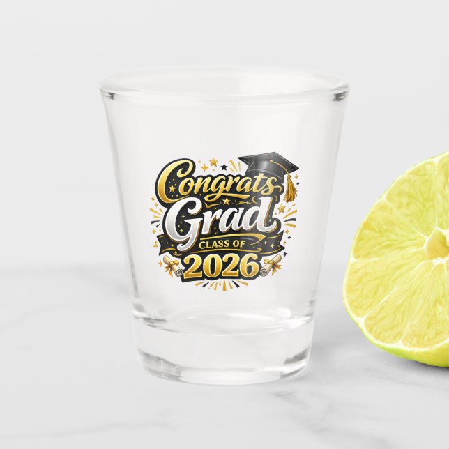 Vaso De Chupito Clase de 2025 (Anverso)