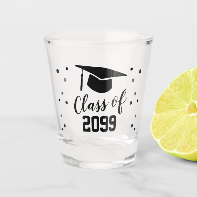 Vaso De Chupito Clase de graduado de cualquier año (Anverso)