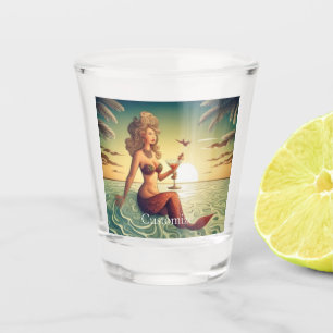 Vaso De Chupito Clásica Martini Mermaid Thunder_Cove