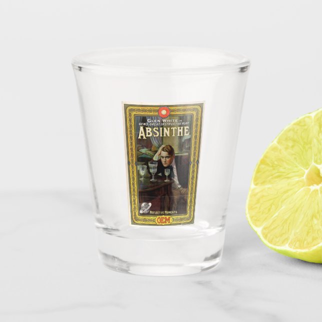 Vaso De Chupito Clásico Absinthe Poster (Anverso)