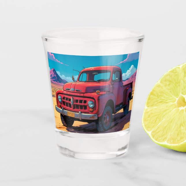 Vaso De Chupito Clásico American Pickup Shot Glass (Anverso)