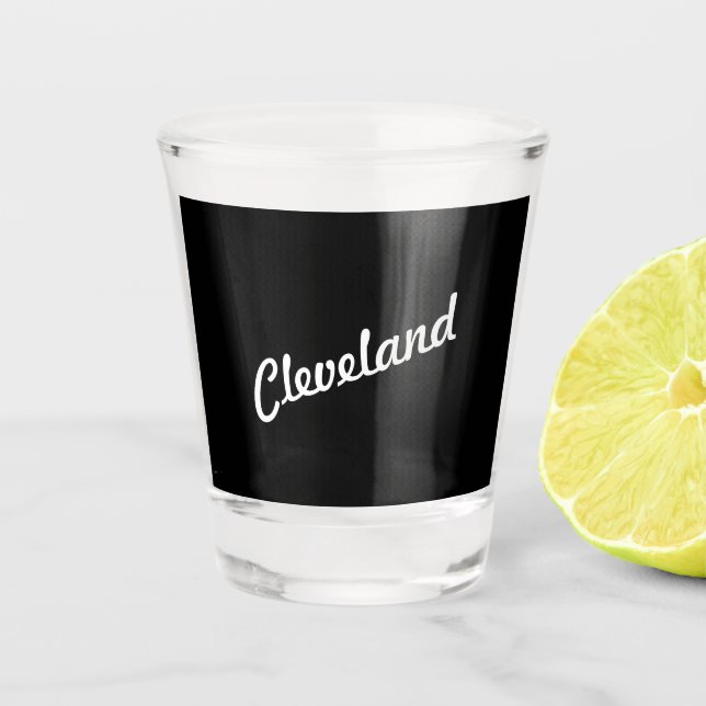 Vaso De Chupito Clásico de Cleveland (Anverso)