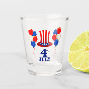 Vaso De Chupito Clásico del Día de la Independencia del 4 de julio
