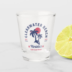 Vaso De Chupito Clearwater Beach Florida Palm Tree Souvenirs 60