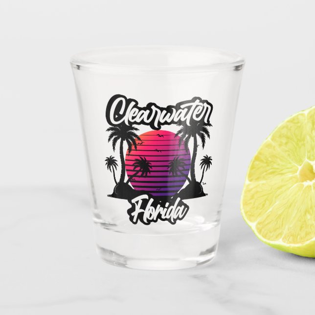 Vaso De Chupito Clearwater Florida (Anverso)