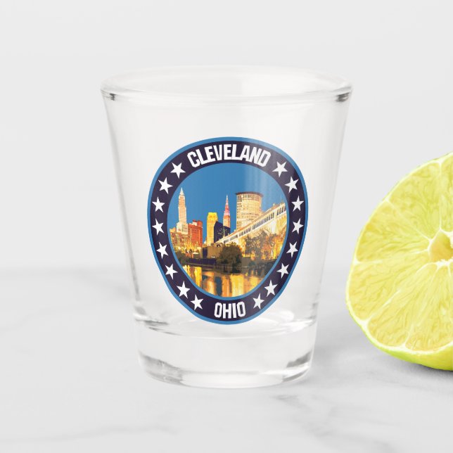 Vaso De Chupito Cleveland (Anverso)