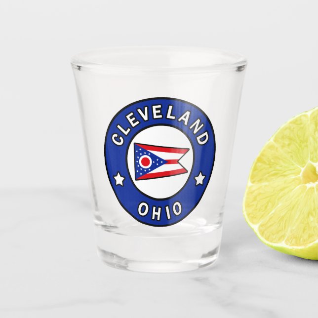 Vaso De Chupito Cleveland Ohio (Anverso)
