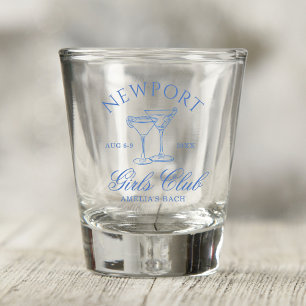 Vaso De Chupito Club de Chicas Coastal Bachelorette Weekend