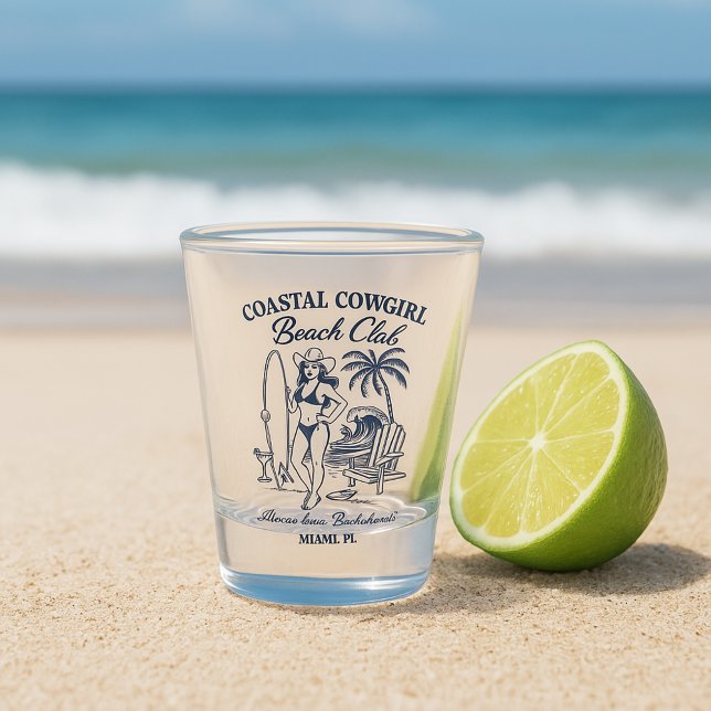 Vaso De Chupito Club de soltera Cowgirl Costera en la Playa (Subido por el creador)